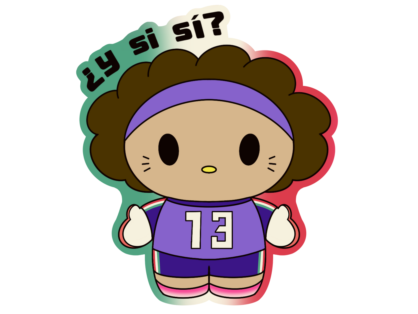 Ochoa Kitty Sticker