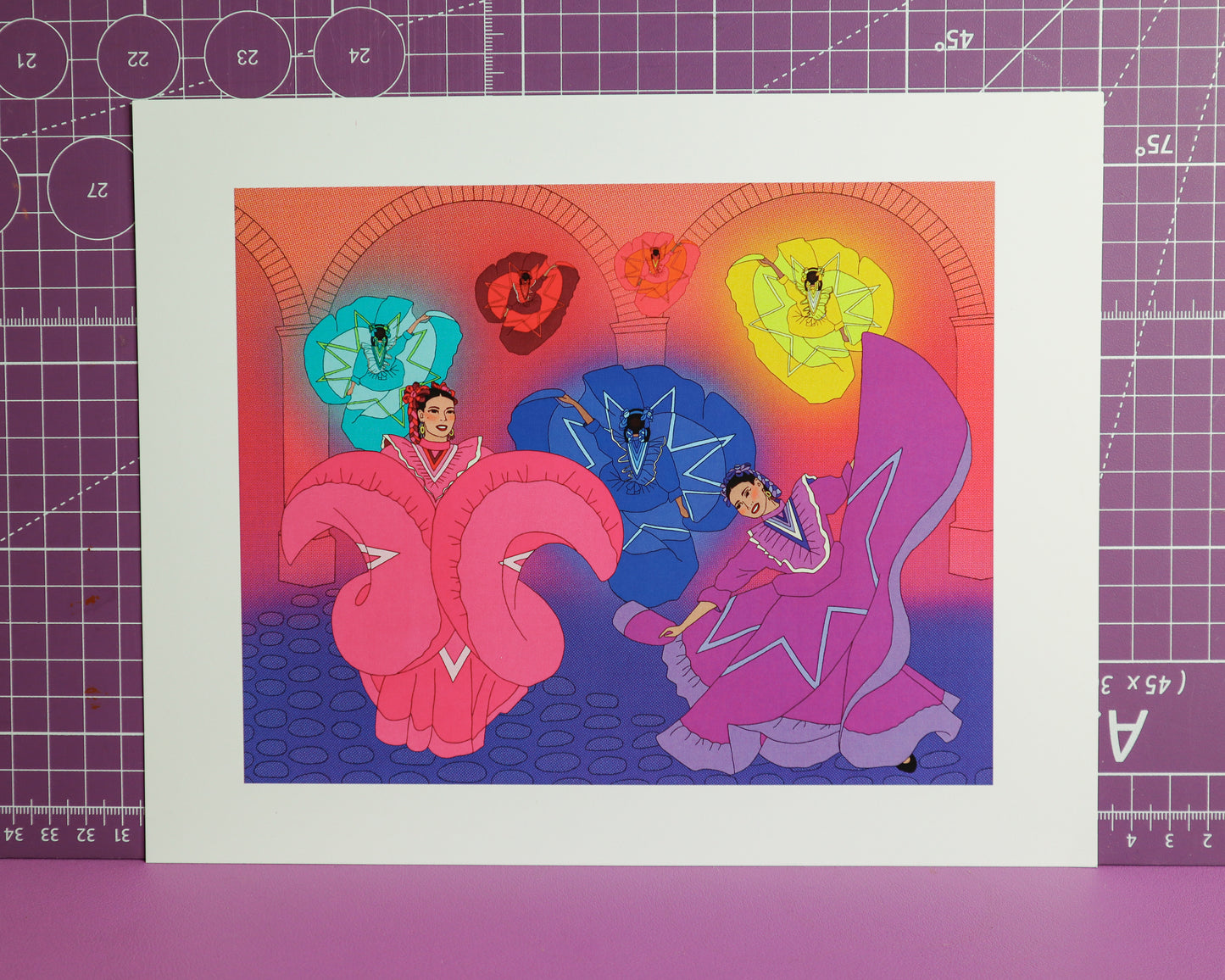 'Jalisco Folklorico' Illustration Print