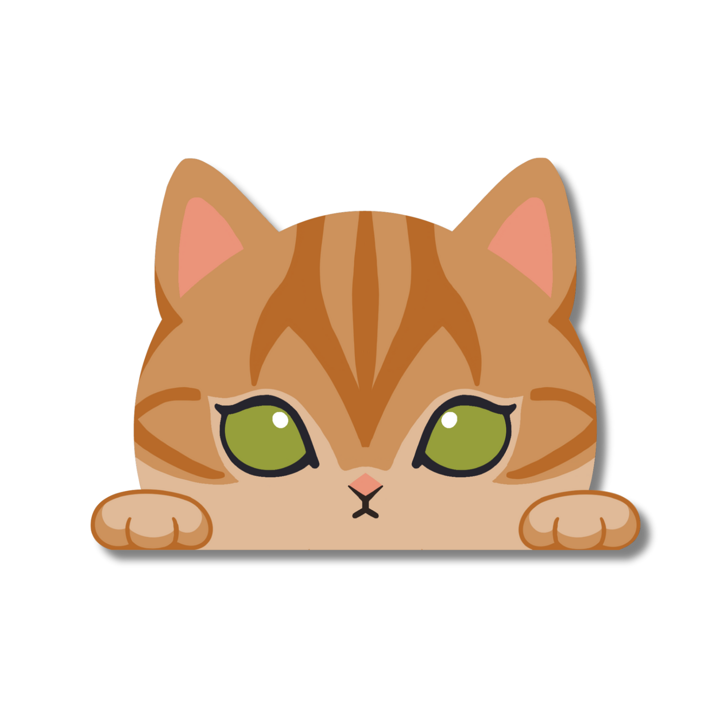 Orange Tabby Cat Sticker