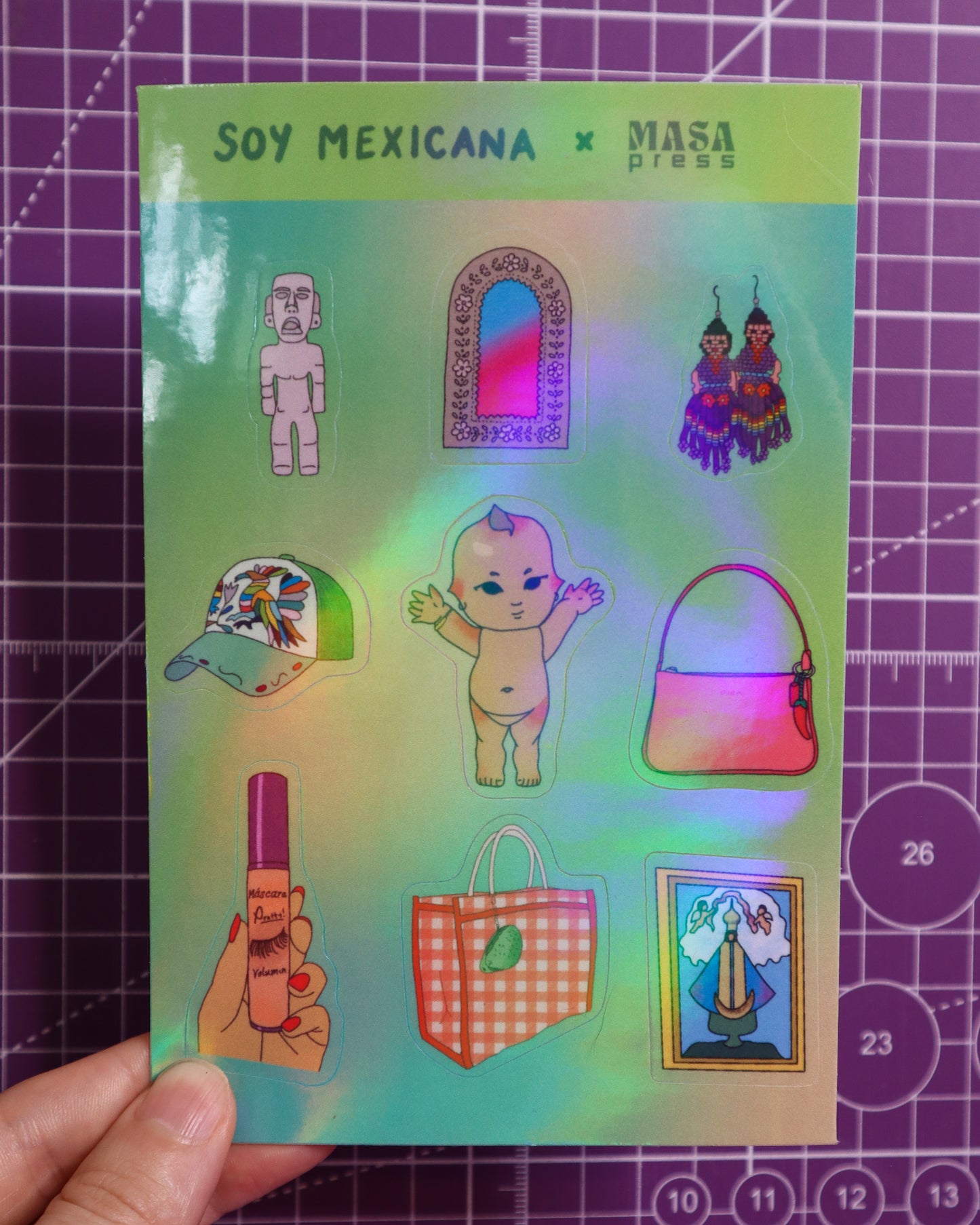 'Soy Mexicana' Holo Sticker Sheet