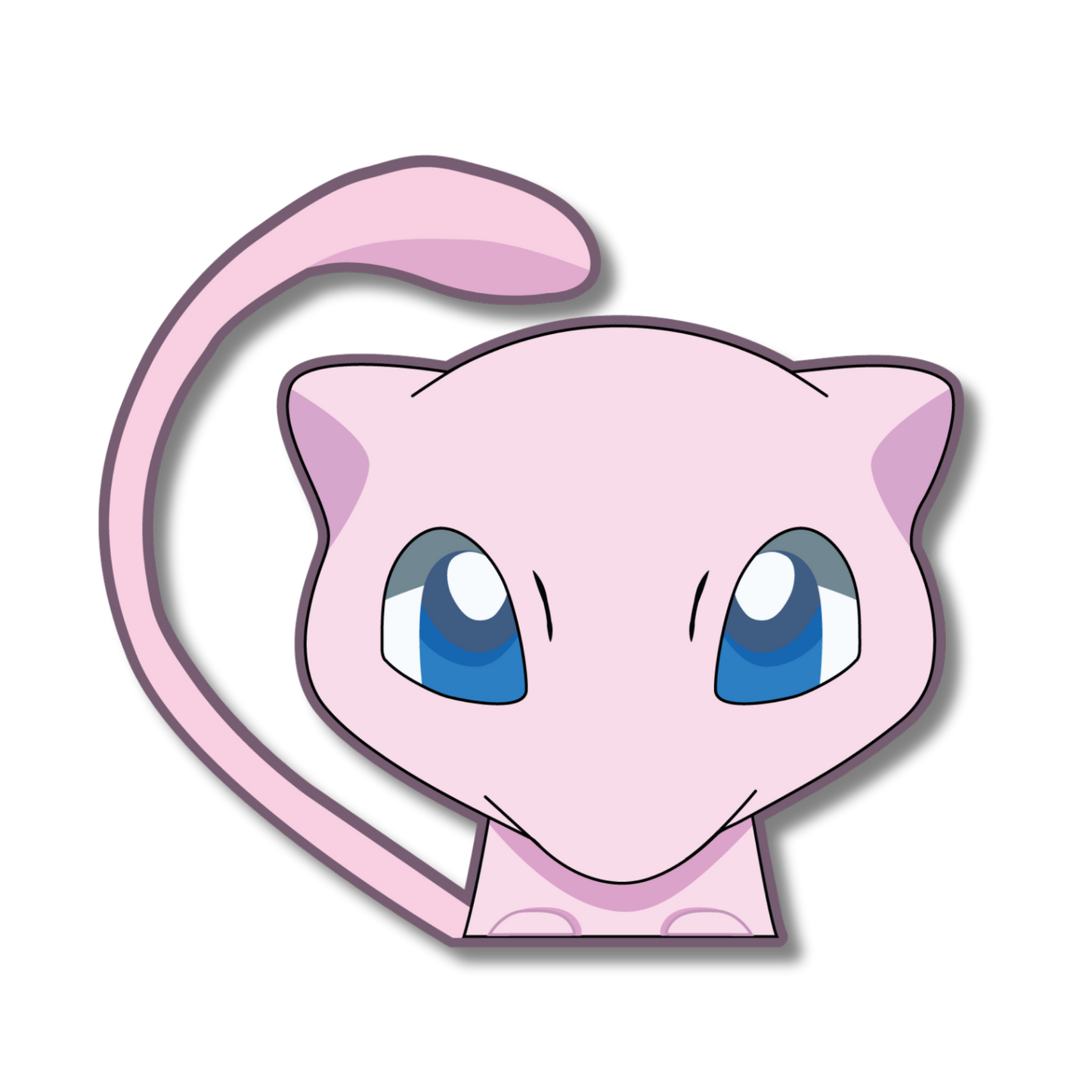 Pink Psychic Cat Peeker