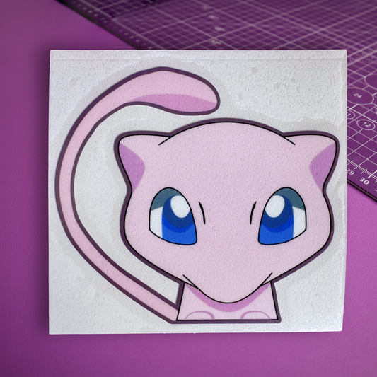 Pink Psychic Cat Peeker