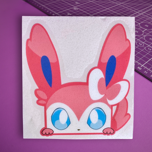 Pink Fairy Fox Peeker